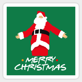 Santa Merry Christmas Sticker